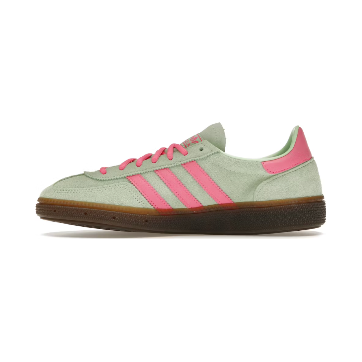 Adidas Handball Spezial Semi Green Spark by Adidas in Shoes. Available at KershKicks for £65.00. A must-have for fans of Adidas looking to elevate their style with this Shoes.