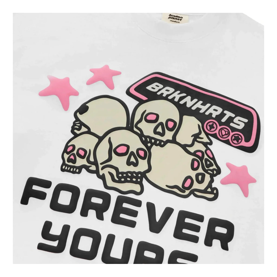 Broken Planet Forever Yours T-shirt by Broken Planet Market in Clothing. Available at KershKicks for £95.00. A must-have for fans of Broken Planet Market looking to elevate their style with this T-Shirt.