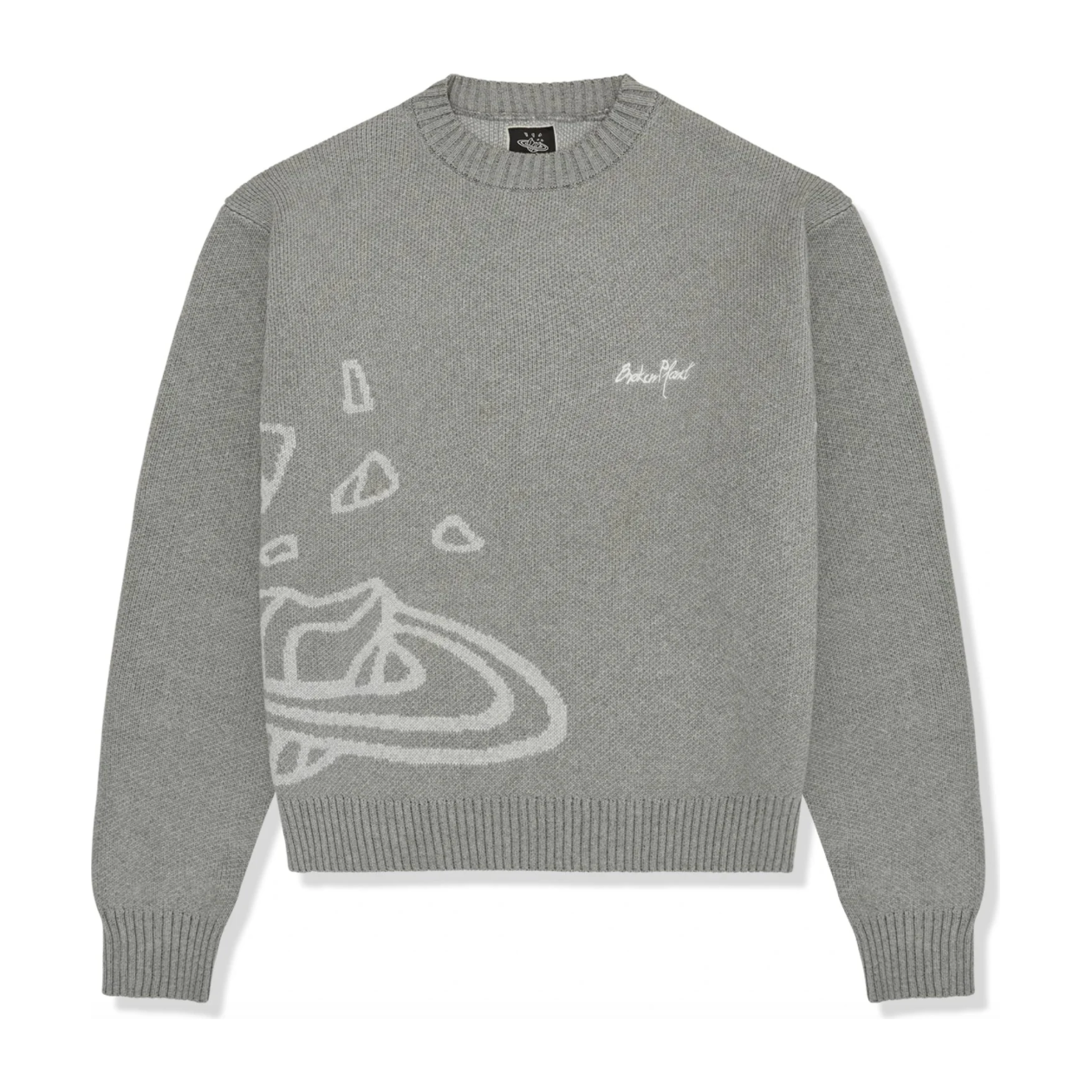 Broken Planet Market Knit Sweater Heather Grey by Broken Planet Market in Clothing. Available at KershKicks for £157.50. A must-have for fans of Broken Planet Market looking to elevate their style with this Crewneck.