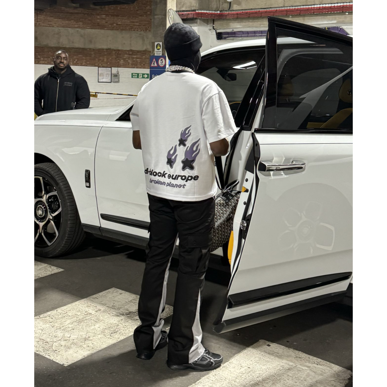 D Block Europe x Broken Planet Market Rolling Stone T-Shirt - Snow White by Broken Planet Market in Clothing. Available at KershKicks for £105.00. A must-have for fans of Broken Planet Market looking to elevate their style with this T-Shirt.