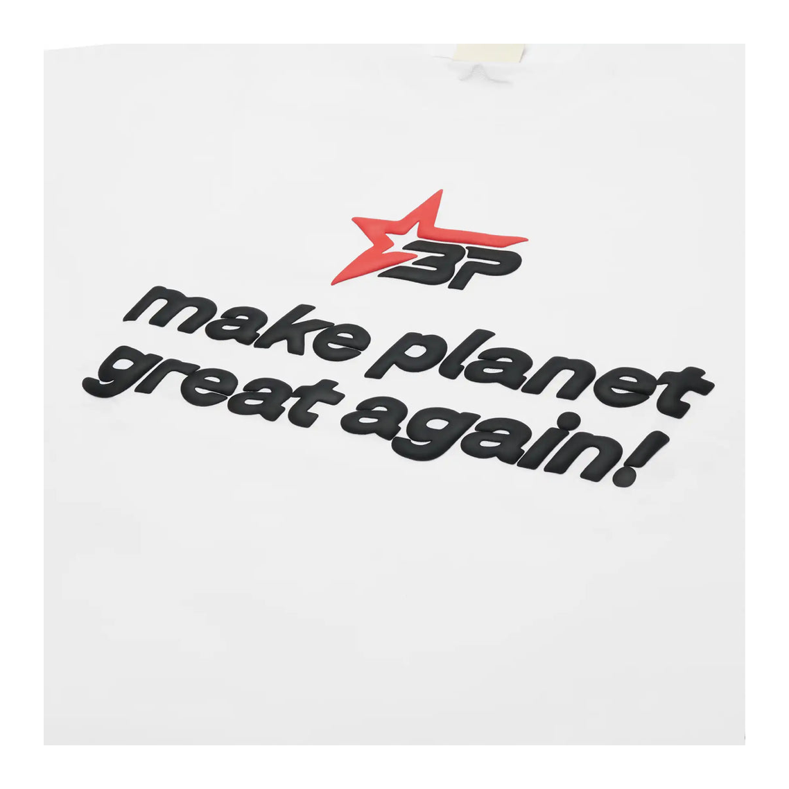 Broken Planet Market Make Planet Great Again T-Shirt White by Broken Planet Market in Clothing. Available at KershKicks for £100.00. A must-have for fans of Broken Planet Market looking to elevate their style with this T-Shirt.