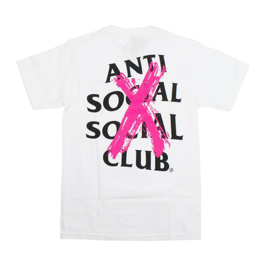 Anti Social Social Club Cancelled Tee - White by Anti Social Social Club in . Available at KershKicks for £85.00. A must-have for fans of Anti Social Social Club looking to elevate their style with this T-Shirt.
