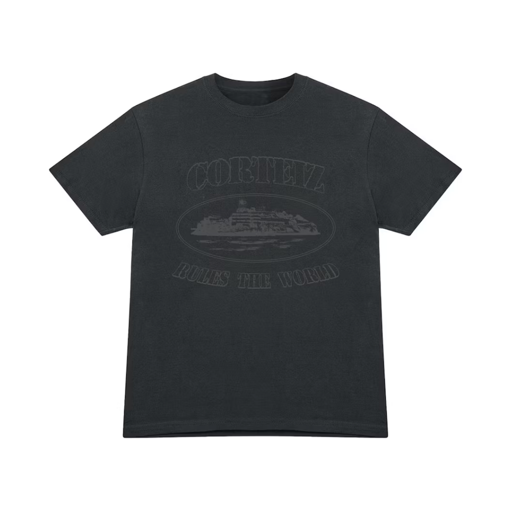 Corteiz OG Alcatraz T-Shirt Triple Black