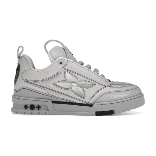 Louis Vuitton LV Skate Sneaker Grey by Louis Vuitton in Shoes. Available at KershKicks for £1300.00. A must-have for fans of Louis Vuitton looking to elevate their style with this Shoes.