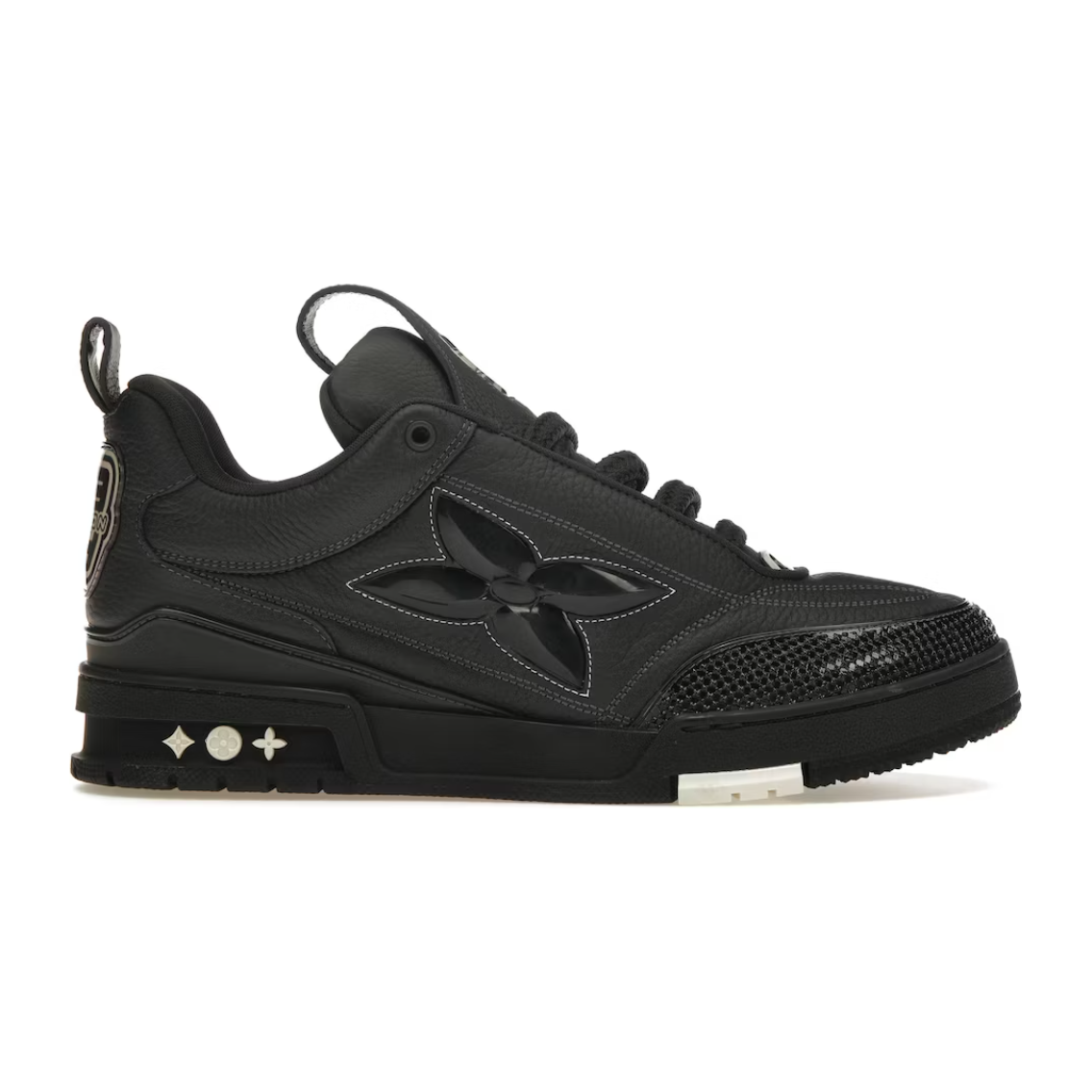 Louis Vuitton LV Skate Sneaker Black by Louis Vuitton in Shoes. Available at KershKicks for £1300.00. A must-have for fans of Louis Vuitton looking to elevate their style with this Shoes.