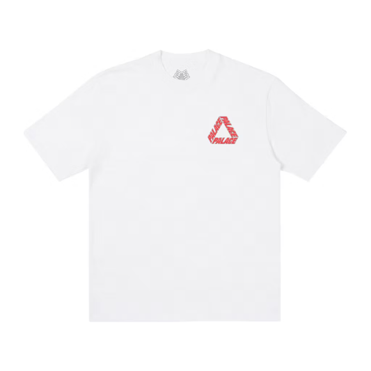 Palace P-3 Outline T-Shirt - White by Palace in . Available at KershKicks for £85.00. A must-have for fans of Palace looking to elevate their style with this T-Shirt.