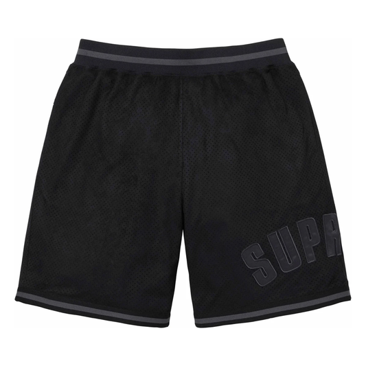 SUPREME ULTRASUEDE MESH SHORT BLACK by Supreme in Shorts. Available at KershKicks for £200.00. A must-have for fans of Supreme looking to elevate their style with this Shorts.