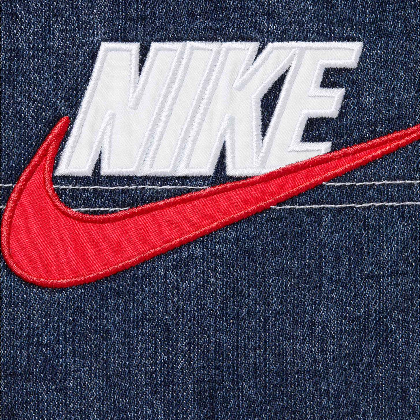 Supreme Nike Denim Short Indigo by Supreme in Shorts. Available at KershKicks for £185.00. A must-have for fans of Supreme looking to elevate their style with this Shorts.