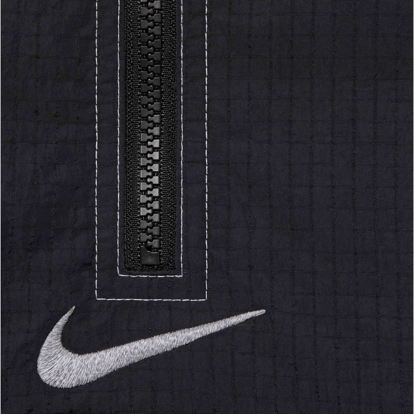 Supreme Nike Ripstop Pullover Black by Supreme in Clothing. Available at KershKicks for £225.00. A must-have for fans of Supreme looking to elevate their style with this Jacket.