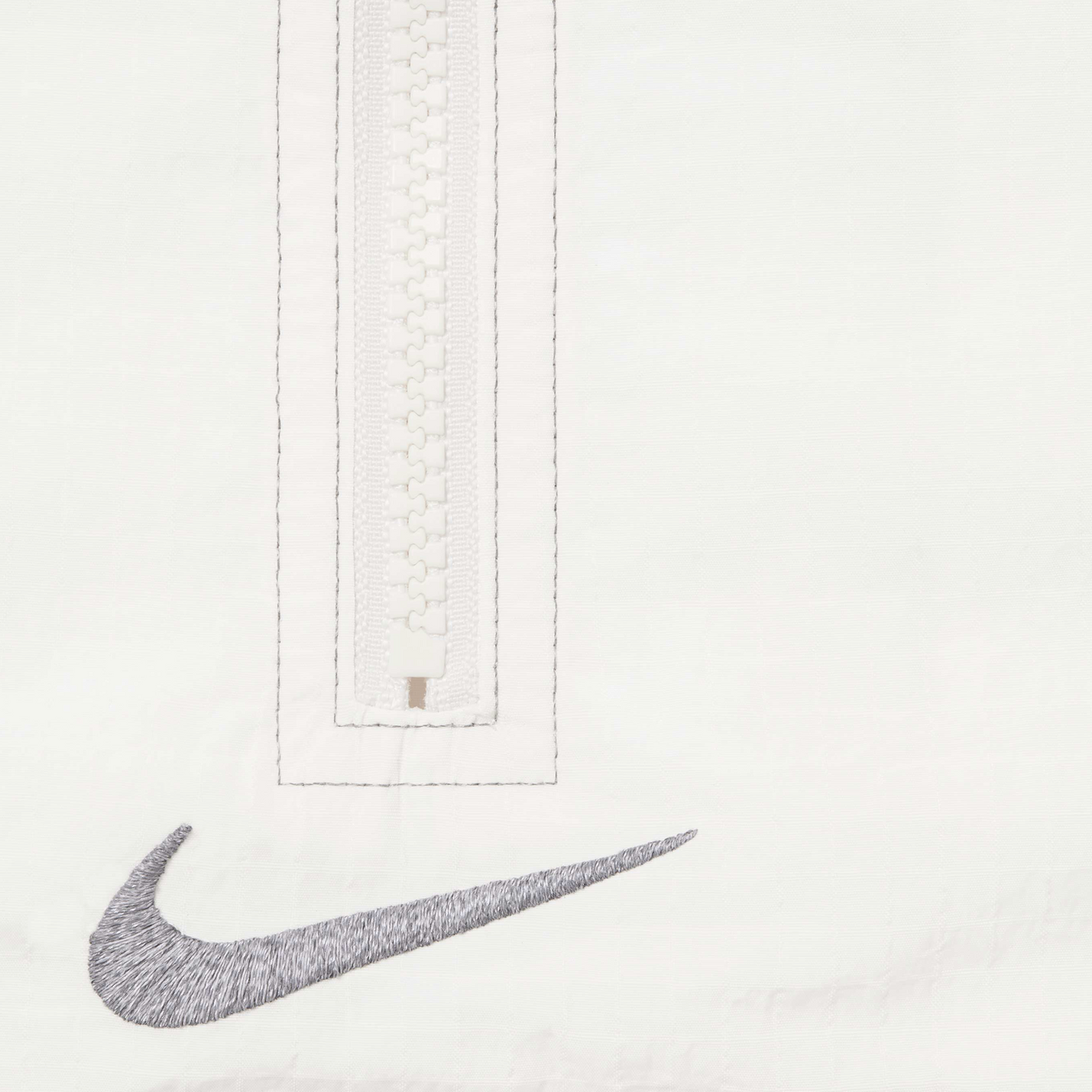 Supreme Nike Ripstop Pullover White by Supreme in Clothing. Available at KershKicks for £225.00. A must-have for fans of Supreme looking to elevate their style with this Jacket.