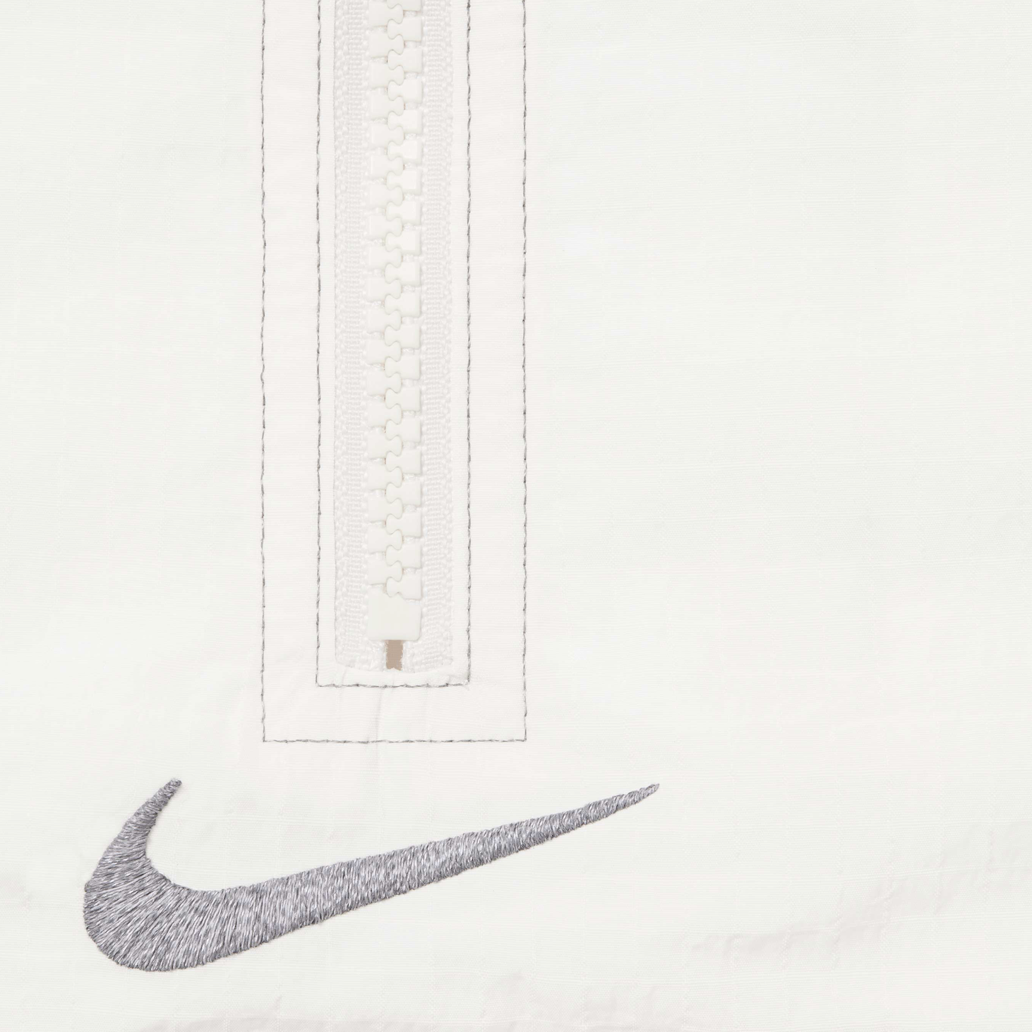 Supreme Nike Ripstop Pullover White by Supreme in Clothing. Available at KershKicks for £225.00. A must-have for fans of Supreme looking to elevate their style with this Jacket.