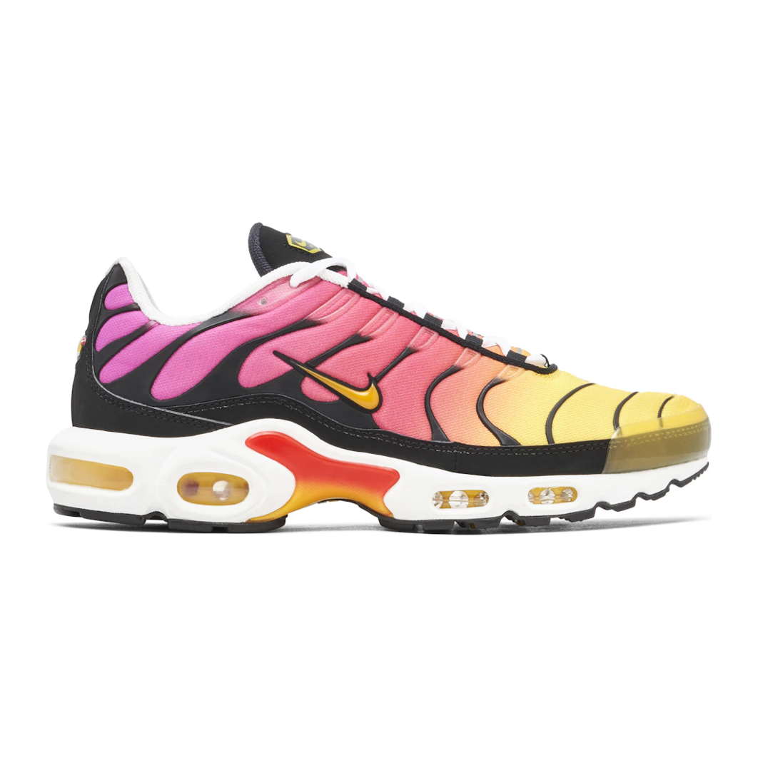 Nike Air Max Plus Yellow Pink Gradient by Nike in Shoes. Available at KershKicks for £155.00. A must-have for fans of Nike looking to elevate their style with this Shoes.