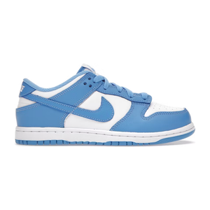 Nike Dunk Low UNC (2021/2024) (PS) by Nike in Shoes. Available at KershKicks for £60.00. A must-have for fans of Nike looking to elevate their style with this Kids Trainers.