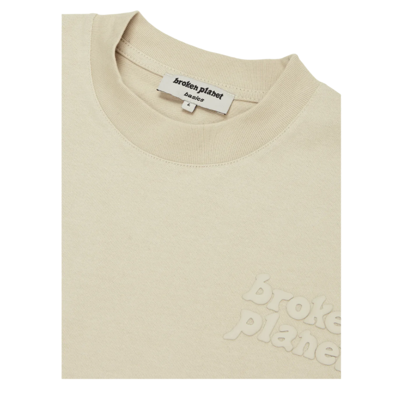 Broken Planet Market Basics T-Shirt Bone White by Broken Planet Market in Clothing. Available at KershKicks for £70.00. A must-have for fans of Broken Planet Market looking to elevate their style with this T-Shirt.
