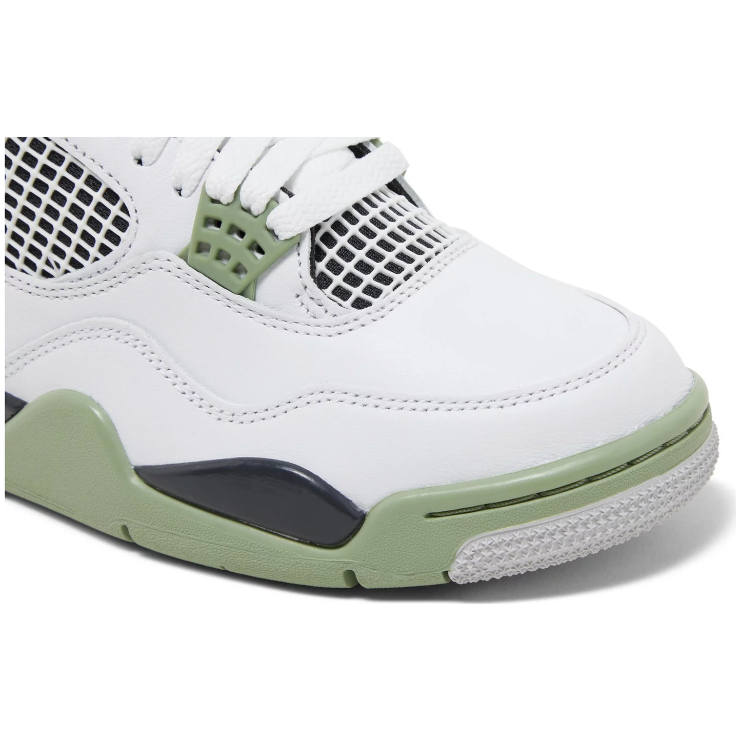 Jordan 4 Retro Seafoam (W) by Jordan's in Shoes. Available at KershKicks for £300.00. A must-have for fans of Jordan's looking to elevate their style with this Shoes.