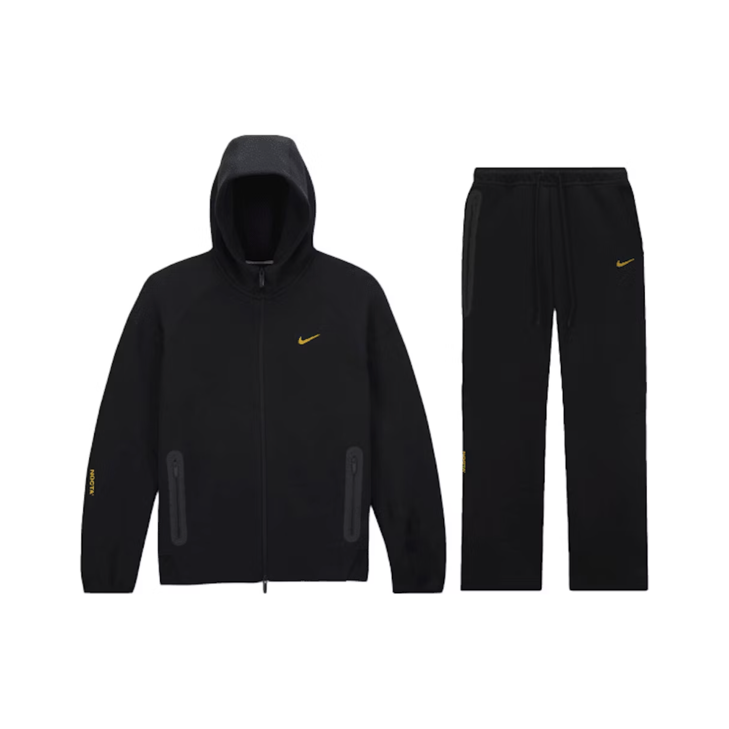Nike x NOCTA Tech Fleece Black Full Tracksuit