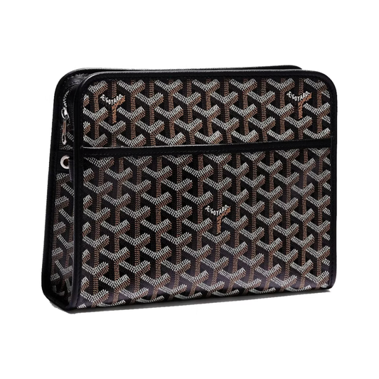Goyard Jouvence Toiletry Bag MM Black by Goyard in Clothing Accessories. Available at KershKicks for £1300.00. A must-have for fans of Goyard looking to elevate their style with this Accessories.