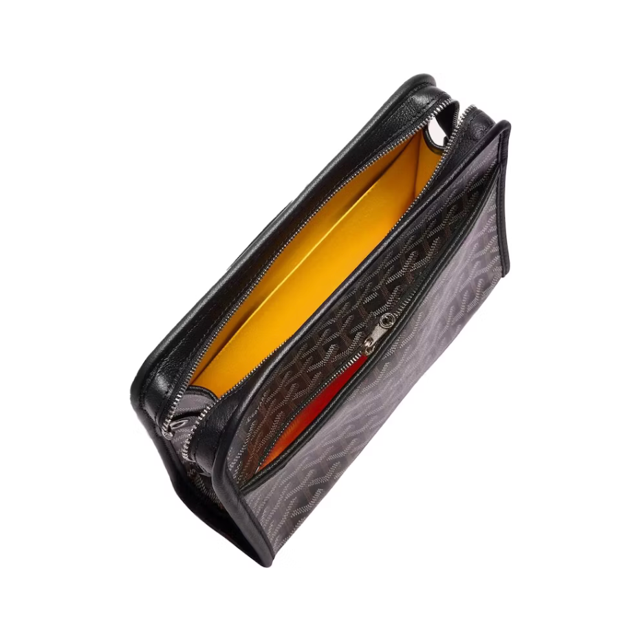 Goyard Jouvence Toiletry Bag MM Black by Goyard in Clothing Accessories. Available at KershKicks for £1300.00. A must-have for fans of Goyard looking to elevate their style with this Accessories.