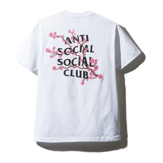 Anti Social Social Club Cherry Blossom Tee - White by Anti Social Social Club in Uncategorized. Available at KershKicks for £80.00. A must-have for fans of Anti Social Social Club looking to elevate their style with this T-Shirt.