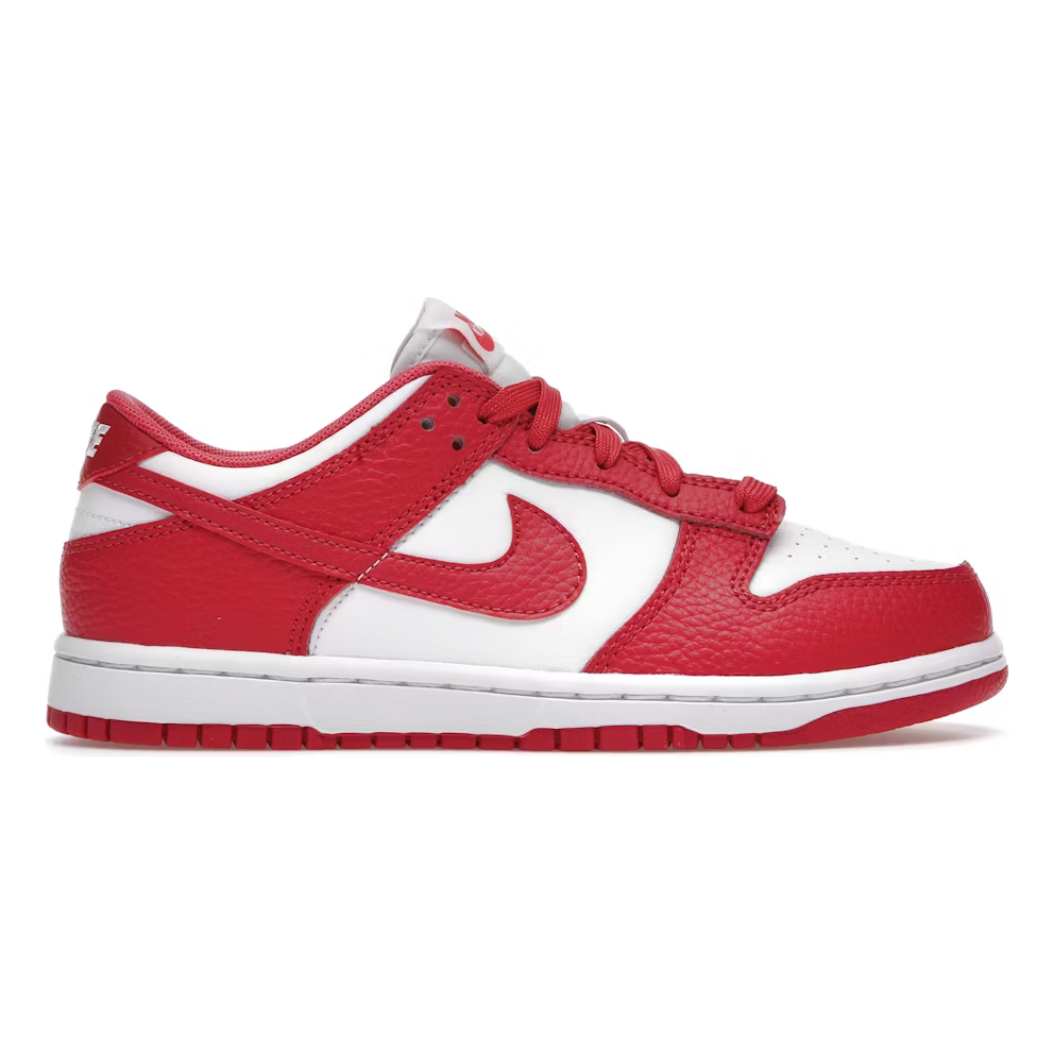Nike Dunk Low White Archaeo Pink (PS) by Nike in Shoes. Available at KershKicks for £85.00. A must-have for fans of Nike looking to elevate their style with this Kids Trainers.