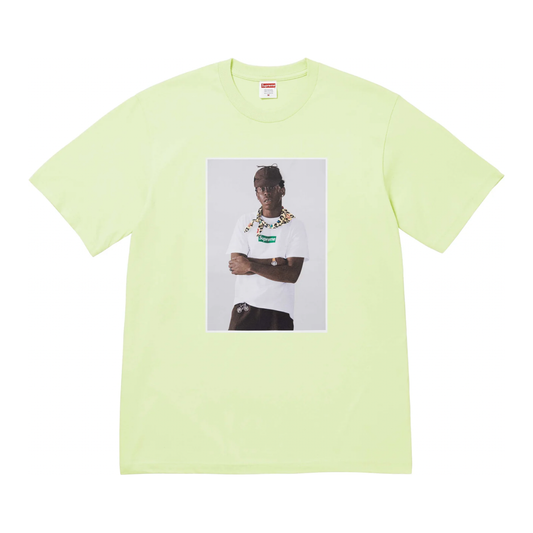 Supreme Tyler The Creator Tee Pale Mint by Supreme in Uncategorized. Available at KershKicks for £85.50. A must-have for fans of Supreme looking to elevate their style with this T-Shirt.