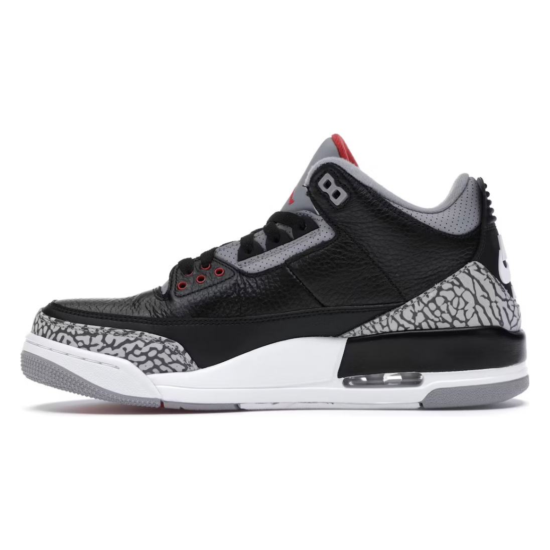 Jordan 3 Retro Black Cement (2018) by Jordan's in Uncategorized. Available at KershKicks for £350.00. A must-have for fans of Jordan's looking to elevate their style with this Shoes.