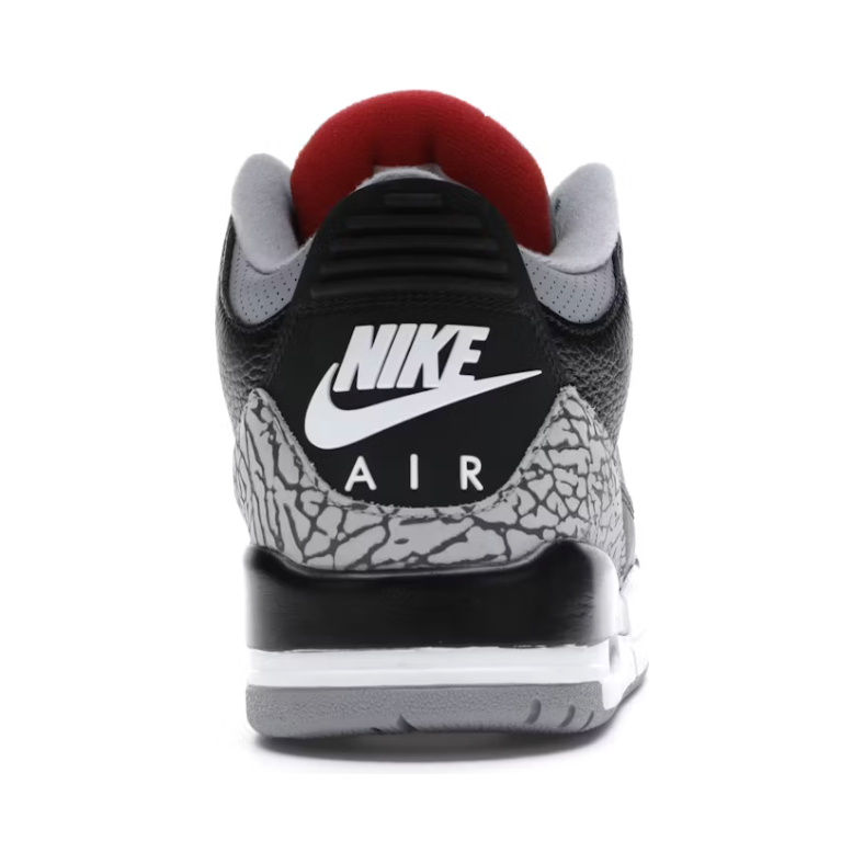 Jordan 3 Retro Black Cement (2018) by Jordan's in Uncategorized. Available at KershKicks for £350.00. A must-have for fans of Jordan's looking to elevate their style with this Shoes.