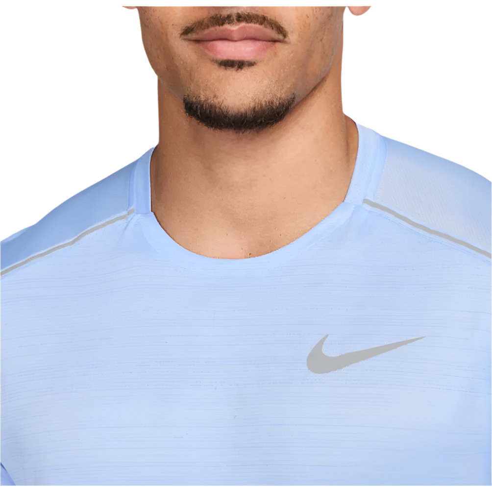 Nike Dri-Fit UV Miler T-Shirt 'Cobalt Bliss' by Nike in Uncategorized. Available at KershKicks for £34.00. A must-have for fans of Nike looking to elevate their style with this Activewear.