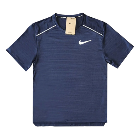Nike DRI-FIT Miler 1.0 Midnight Navy by Nike in . Available at KershKicks for £37.00. A must-have for fans of Nike looking to elevate their style with this Activewear.