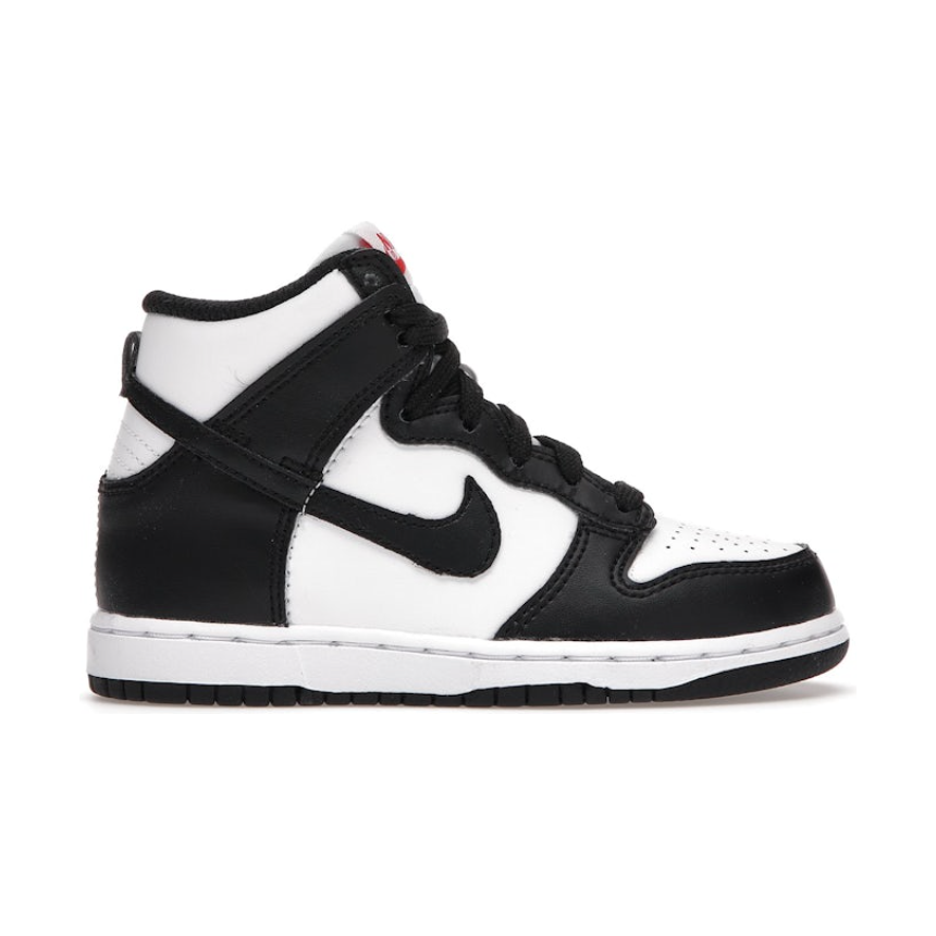 Nike Dunk High Panda (2021) (PS) by Nike in Uncategorized. Available at KershKicks for £55.00. A must-have for fans of Nike looking to elevate their style with this Kids Trainers.