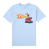 Supreme Thrasher Back Tail Tee Baby Blue