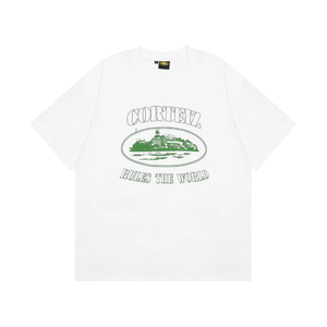 Corteiz Alcatraz Tee White/Green | Corteiz | KershKicks
