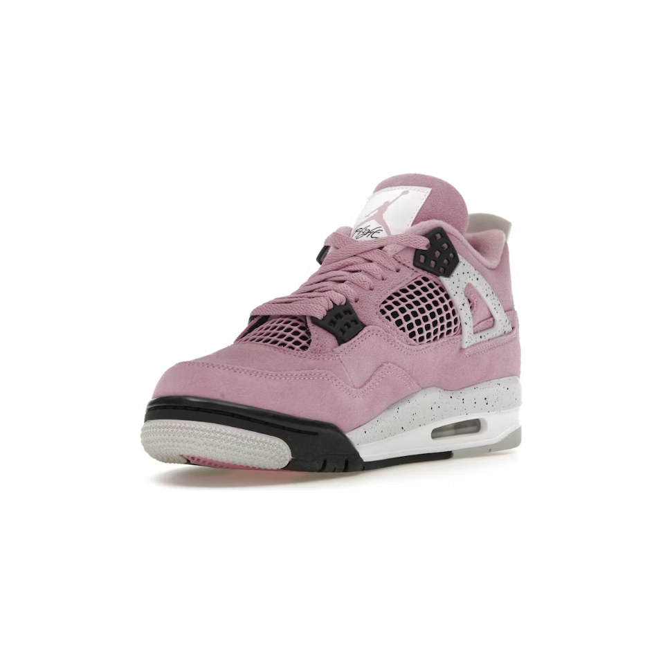 Pink and grey jordans womens sales