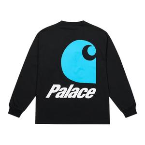 Palace Carhartt WIP Logo Longsleeve Black | Palace | KershKicks