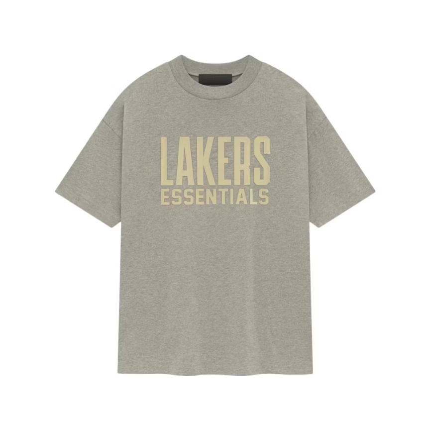 Fear of God Essentials Lakers Tee (SS25) Warm Heather