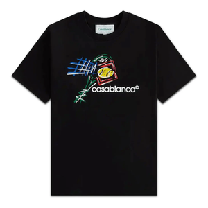 Casablanca Croquis De Tennis T-Shirt Black