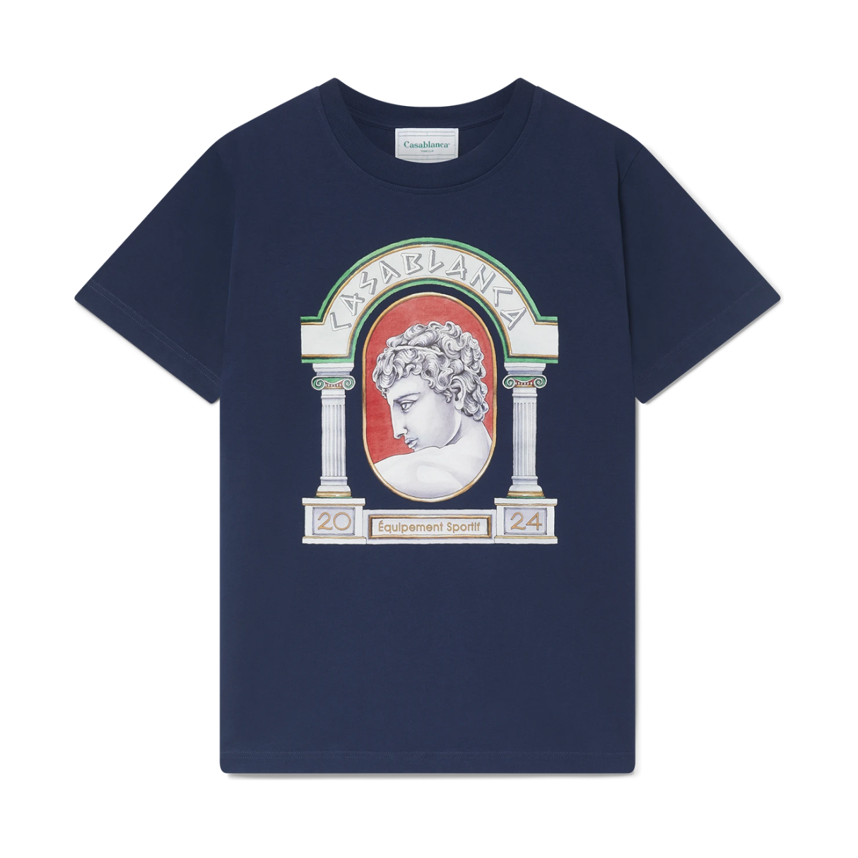 Casablanca La Medaille T-Shirt Navy