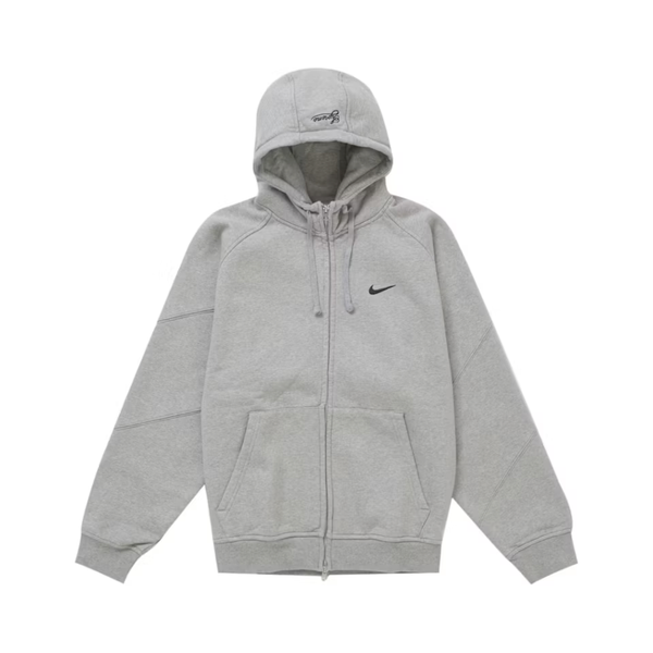 Supreme Nike Zip Up Hooded Sweatshirt Heather Grey | Supreme 