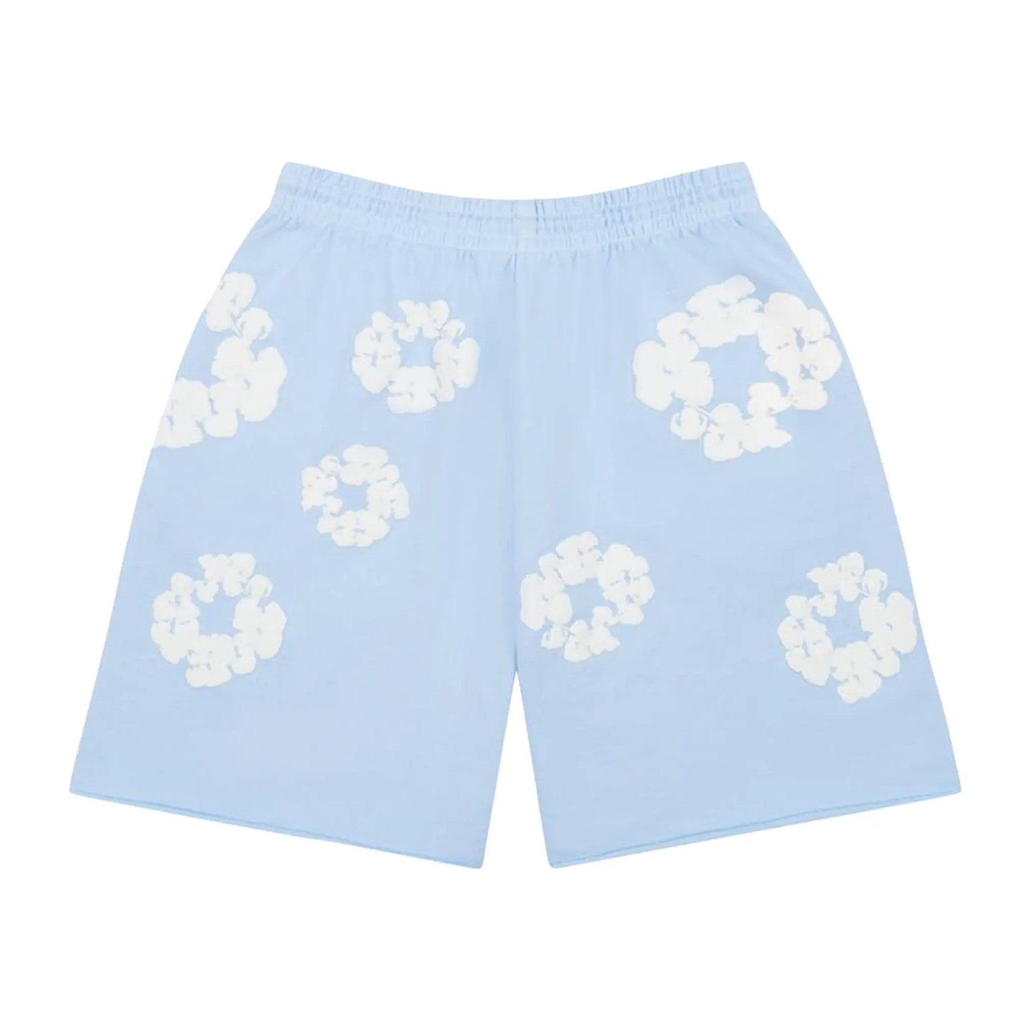 Denim Tears The Cotton Wreath Sweatshorts Powder Blue