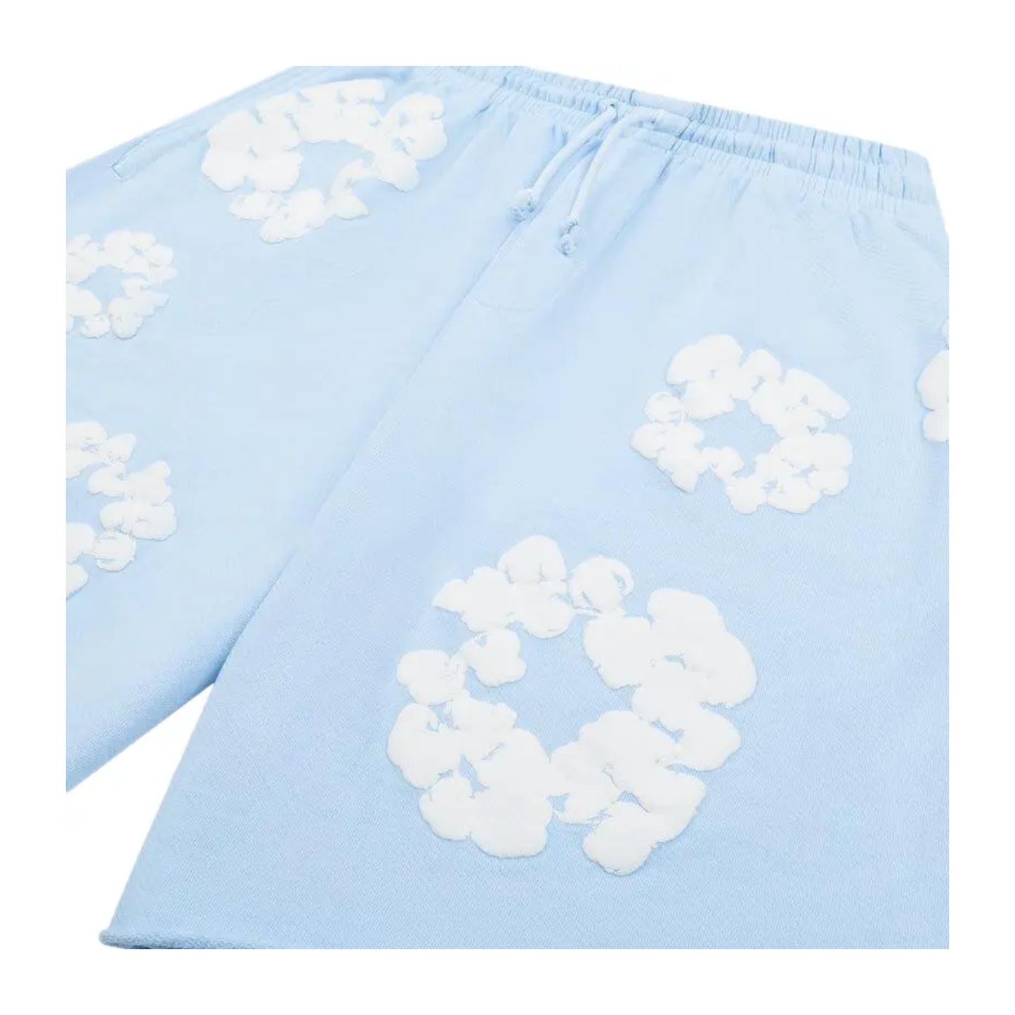 Denim Tears The Cotton Wreath Sweatshorts Powder Blue