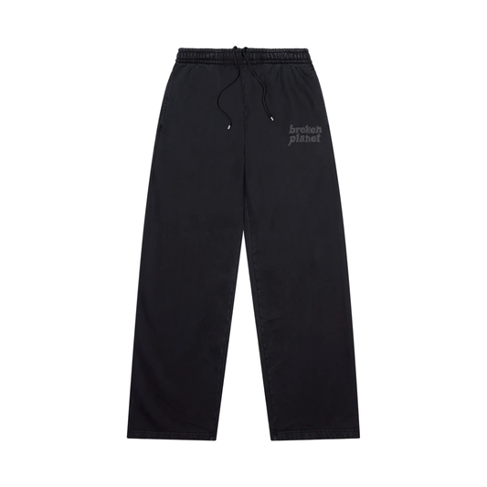 Broken Planet Basics Straight-Leg Sweatpants Washed Black