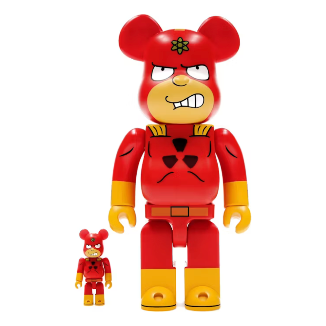 Bearbrick The Simpsons Radioactive Man 100% & 400% Set