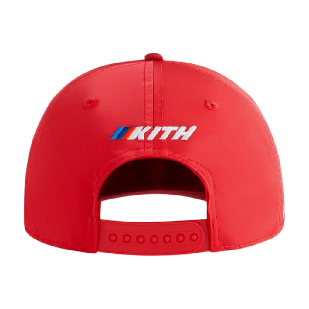 Kith x BMW Bay Low Pinch Crown Snapback Cinnabar