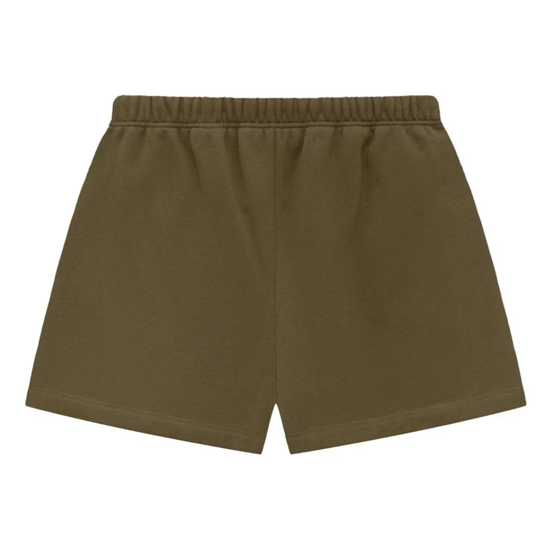 Fear of God Essentials Fleece Soccer Short Olive