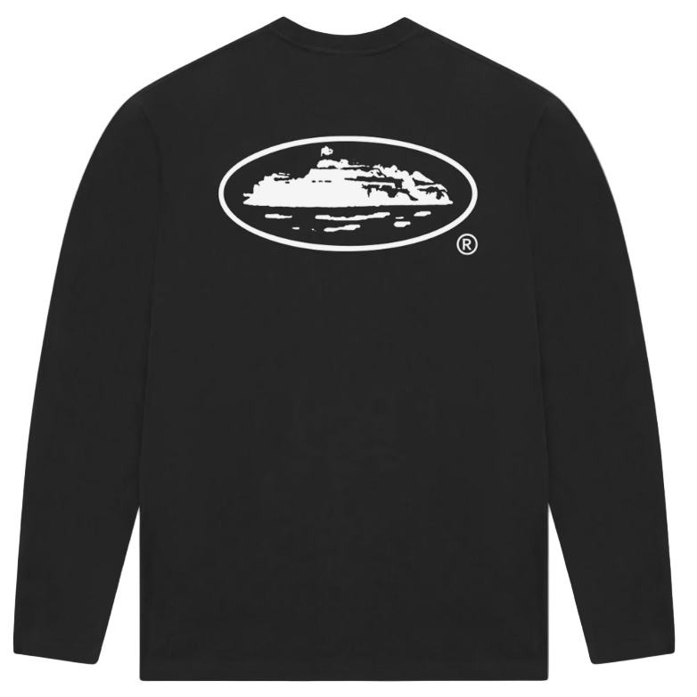 Corteiz OG Island Long Sleeve T-Shirt Black