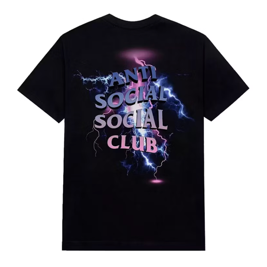 Anti Social Social Club Bolt From The Blue T-shirt Black