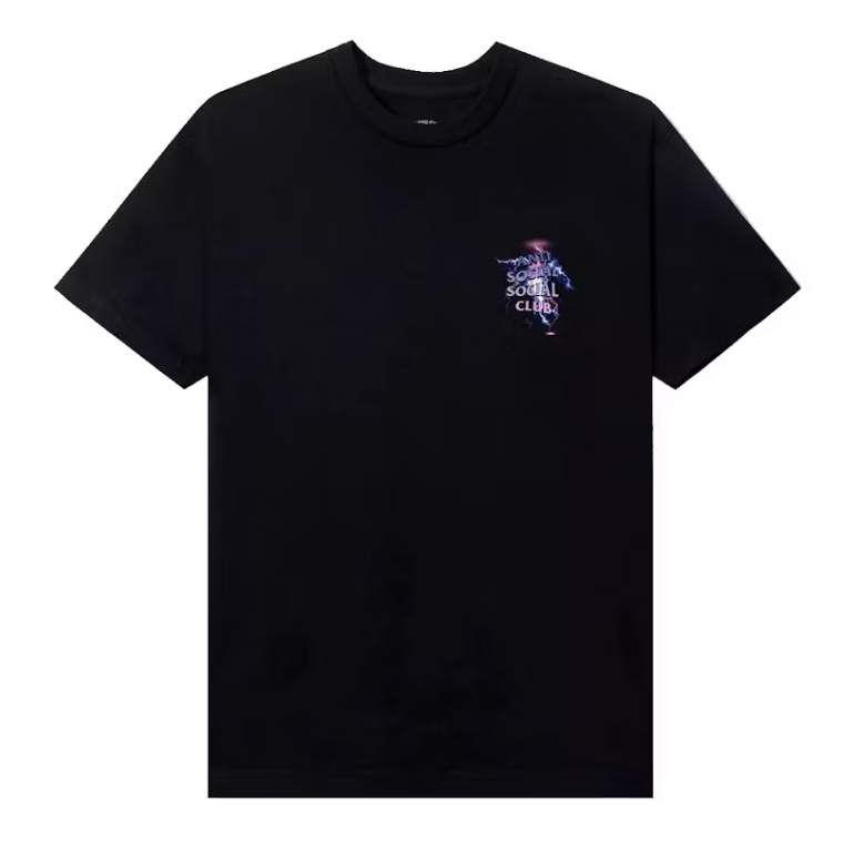 Anti Social Social Club Bolt From The Blue T-shirt Black