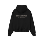 Fear of God Essentials Classic Fleece Hoodie Jet Black