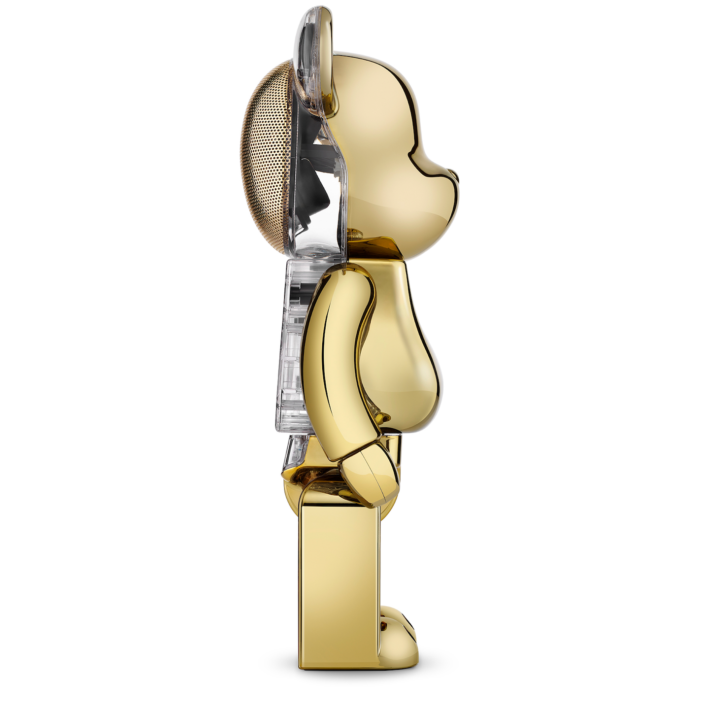 Bearbrick Audio Chrome Metals Gold