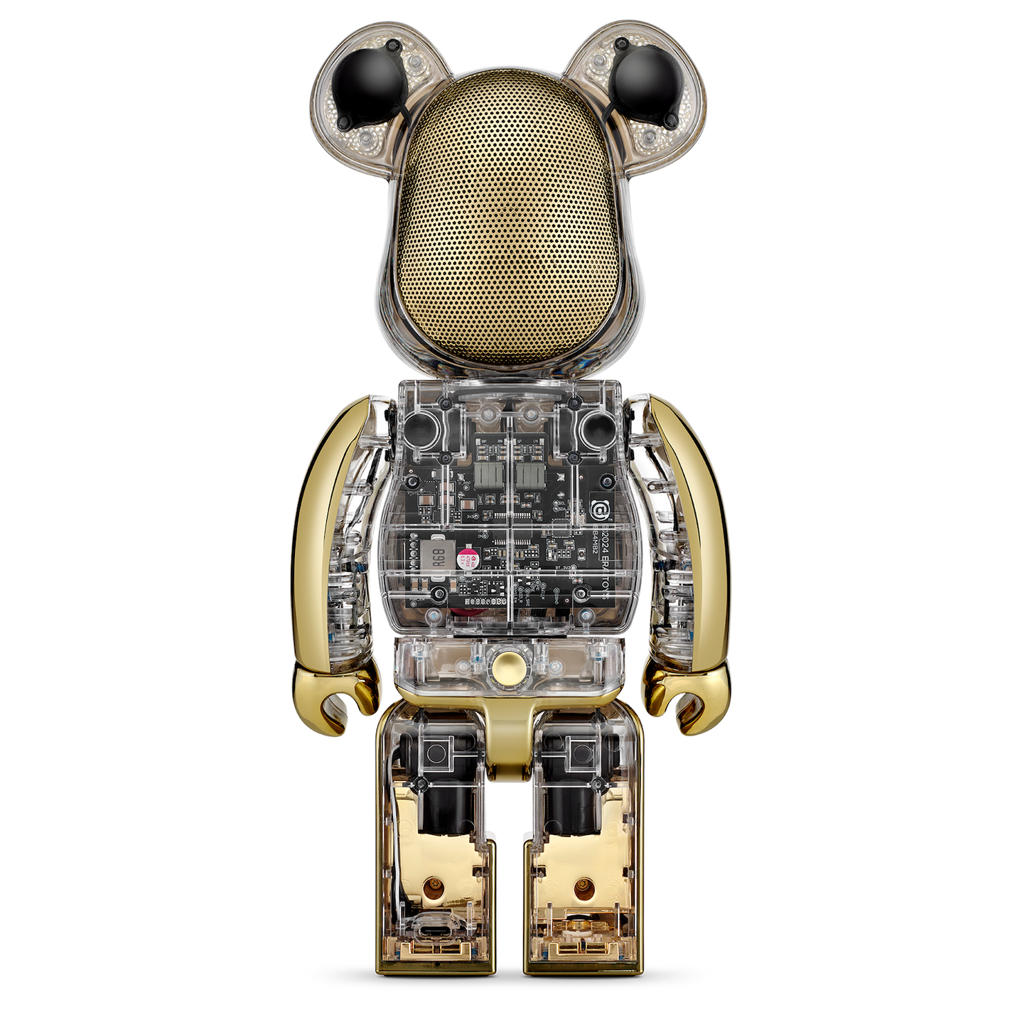 Bearbrick Audio Chrome Metals Gold